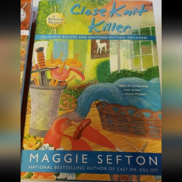 :* 3 books  Melissa Glazer, Maggie Sefton  Isabella Alan . A knitting mystery - Picture 4 of 11